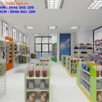 Thiết kế siêu thị mẹ và bé - Anh Thi - Dak Lak